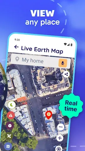 Скриншот 4 — Живая карта Земли 3D-GPS карты