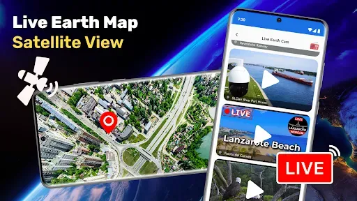 Скриншот 1 — Live Earth Map Satellite View