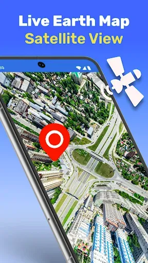 Скриншот 3 — Live Earth Map Satellite View