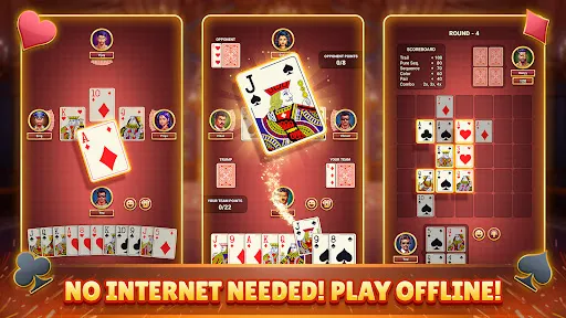 Скриншот 3 — Card Adda Callbreak Hearts 29