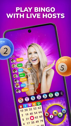 Скриншот 1 — Live Play Bingo: Real Hosts