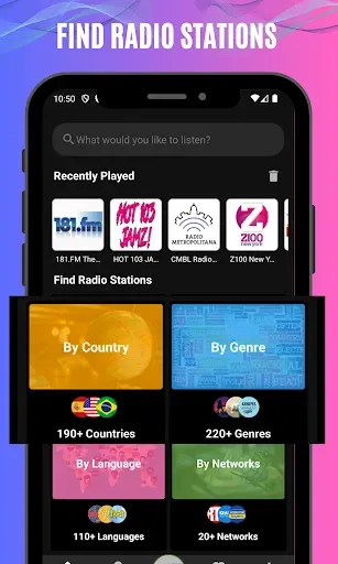 Скриншот 3 — FM Radio : AM, FM, Radio Tuner