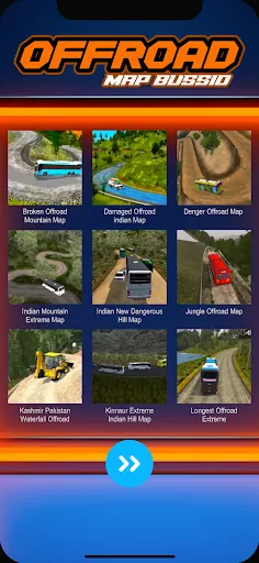 Скриншот 1 — Offroad Map Bussid