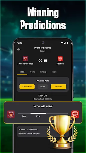 Скриншот 2 — Live Score - Football Updates