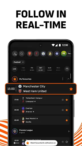 Скриншот 4 — LiveScore: Live Sports Scores