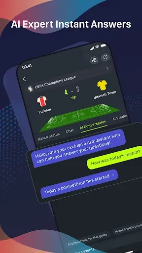Скриншот 2 — TuSport: Live Scores & AI Tips