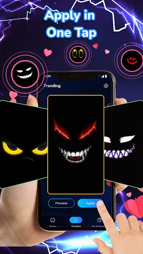Скриншот 4 — Funny Smile Live Wallpaper 4K