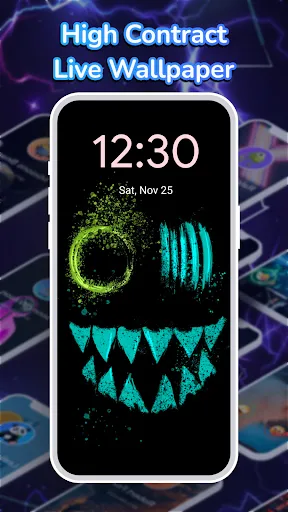 Скриншот 5 — Funny Smile Live Wallpaper 4K
