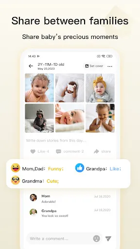 Скриншот 4 — Bebememo - Smart Baby Journal