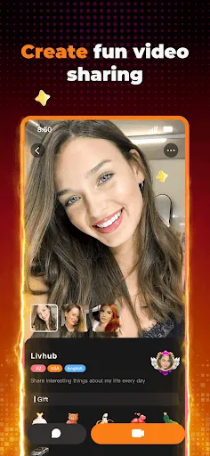 Скриншот 4 — LivHub - Video Chat Online