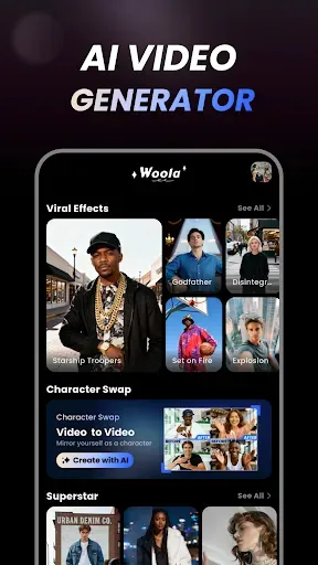 Скриншот 4 — Woola - AI Photo Enhancer