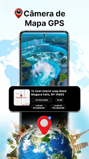 Скриншот 1 — GPS Mapa Geolocalização