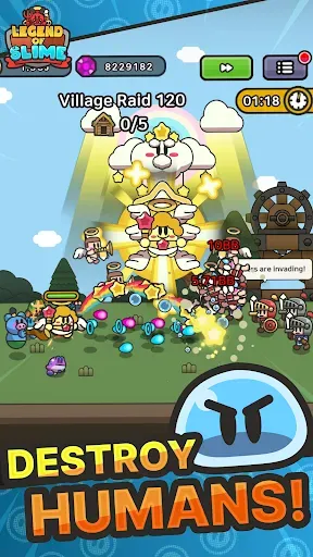 Скриншот 1 — Legend of Slime: Idle RPG War
