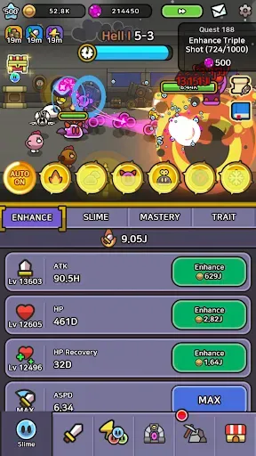 Скриншот 6 — Legend of Slime: Idle RPG War