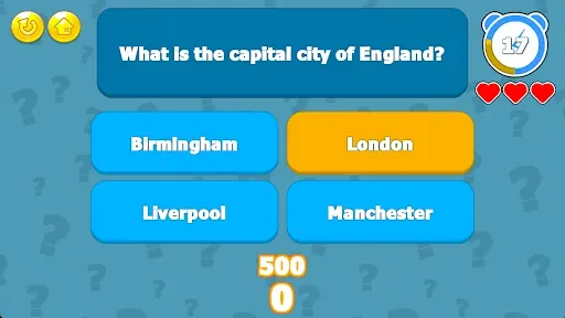 Скриншот 1 — Capital Cities Trivia