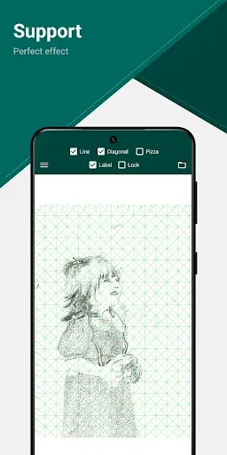 Скриншот 2 — Drawing grid for the artist
