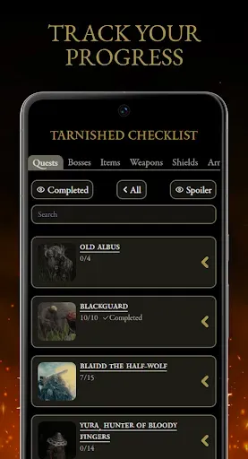 Скриншот 1 — Tarnished Checklist Premium