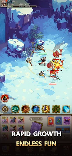 Скриншот 1 — Dungeon Sisters : IDLE RPG