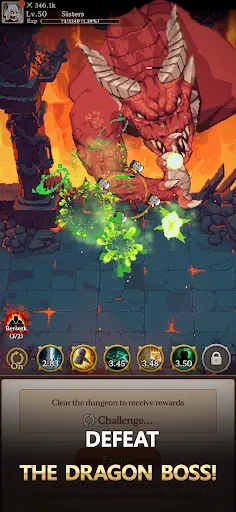 Скриншот 3 — Dungeon Sisters : IDLE RPG