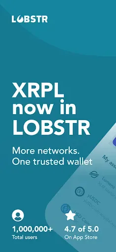 Скриншот 1 — LOBSTR Wallet: Buy XLM & XRP