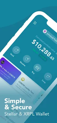Скриншот 2 — LOBSTR Wallet: Buy XLM & XRP