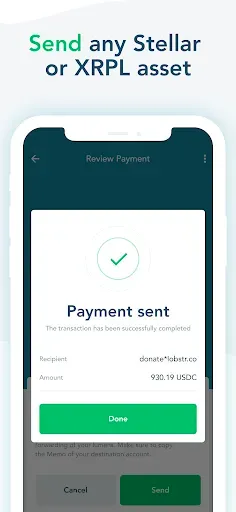Скриншот 7 — LOBSTR Wallet: Buy XLM & XRP