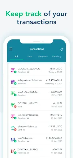 Скриншот 8 — LOBSTR Wallet: Buy XLM & XRP