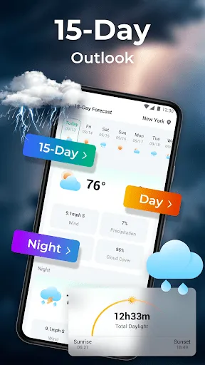 Скриншот 2 — Local Weather: Live & Hourly
