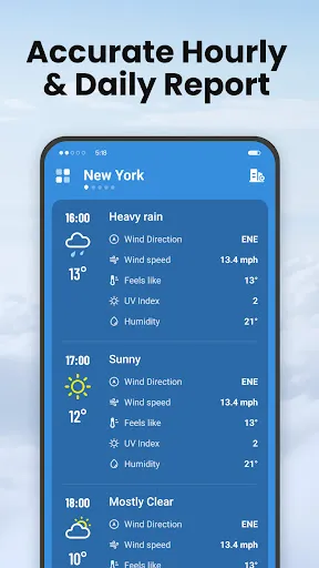 Скриншот 4 — Local Weather: Live Forecast