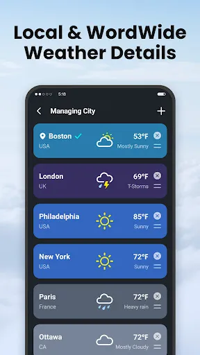 Скриншот 6 — Local Weather: Live Forecast