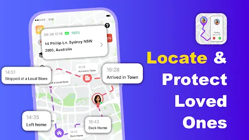 Скриншот 1 — GPS Tracker: Find Phone