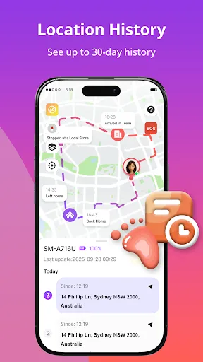 Скриншот 2 — GPS Tracker: Find My Family