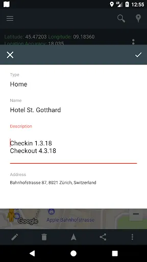 Скриншот 3 — Мое местоположение: GPS, Карты