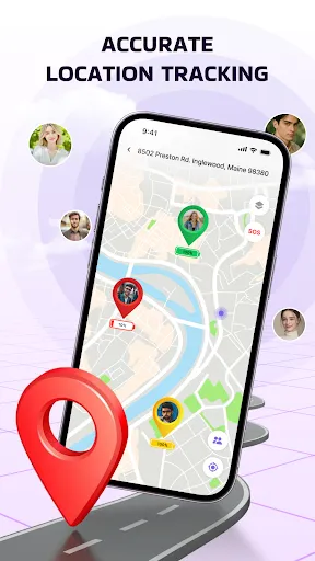 Скриншот 1 — GPS Tracker - Friend Locator