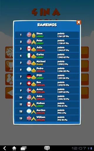 Скриншот 7 — 4 in a Row Multiplayer