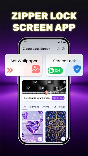Скриншот 5 — Zip Lock - Cool Zip Wallpapers