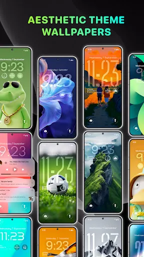 Скриншот 1 — Lock Screen, Widgets - YoLock