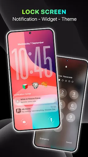 Скриншот 2 — Lock Screen, Widgets - YoLock