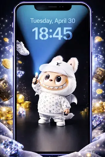 Скриншот 2 — Живые обои Labubu