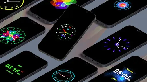Скриншот 7 — цифровые часы на экран app