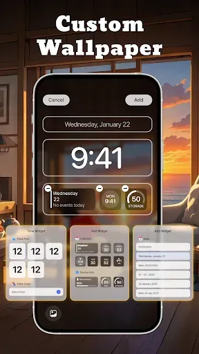Скриншот 2 — Gesture Lock Screen: Draw Lock