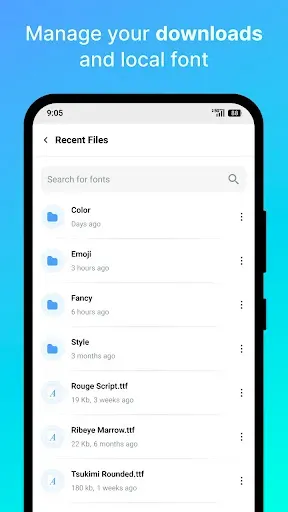 Скриншот 3 — Fonts - Find, Install any Font