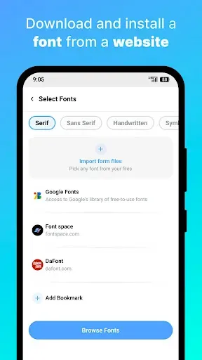 Скриншот 5 — Fonts - Find, Install any Font