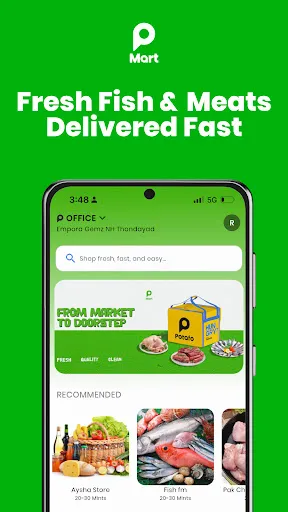 Скриншот 2 — Potafo: Food Delivery App