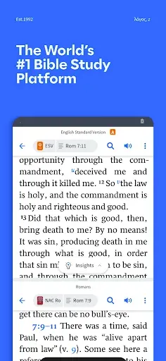 Скриншот 1 — Logos: Deep Bible Study