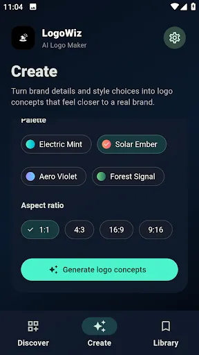 Скриншот 3 — Logo Wiz - AI Logo Design