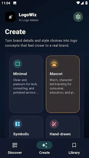 Скриншот 8 — Logo Wiz - AI Logo Design