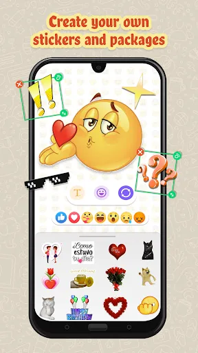 Скриншот 3 — 2026 HD sticker WAStickerApps