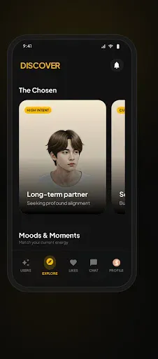 Скриншот 1 — Lomitoss: Dating & Chat