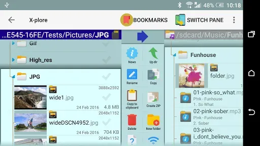 Скриншот 1 — X-plore File Manager